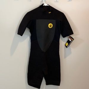 NWT Body Glove Black Short Sleeve Shorted Surfer